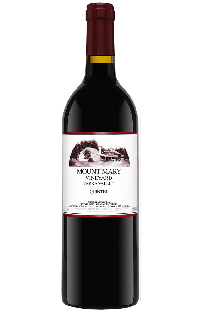 Mount Mary Vineyard Yarra Valley Quintet Red Bordeaux Blend Wine Bottle