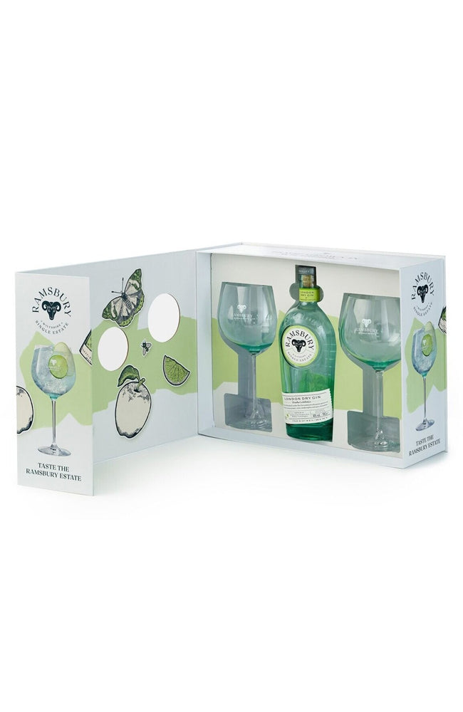 Ramsbury Single Estate Gin & Copa de Balón Glassware Gift Set