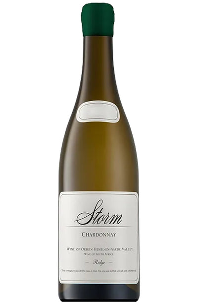 Storm Wines 'Ridge' Chardonnay Hemel-en-Aarde South African White Wine Bottle