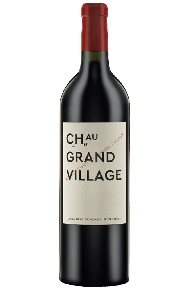 Château Grand Village Bordeaux Supérieur Rouge Red Wine Bottle