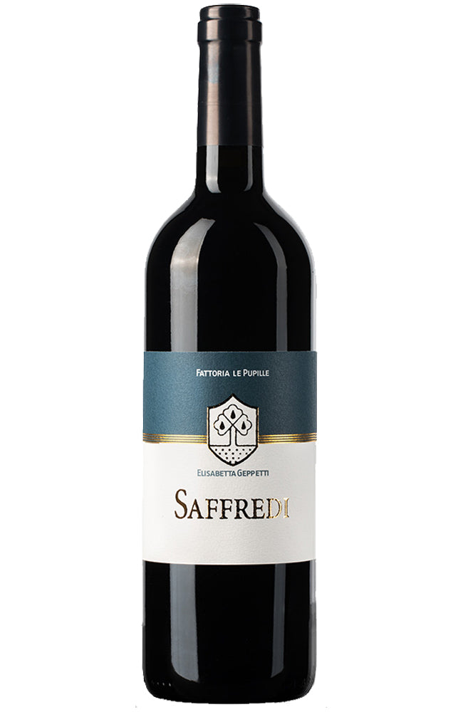 Fattoria Le Pupille Saffredi Super Tuscan Red Wine Bottle