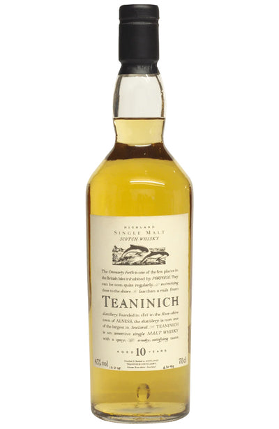 Teaninich 10 Year Old Highland Single Malt Scotch Whisky Flora & Fauna Bottle