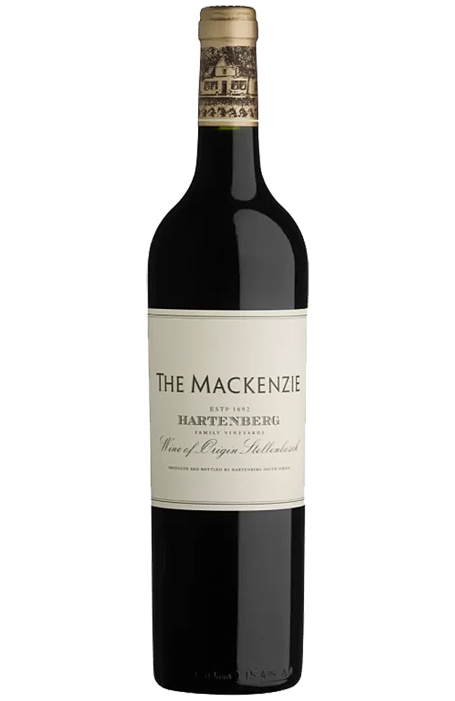 Hartenberg The Mackenzie Bordeaux Blend Red Wine Bottle on a White Background