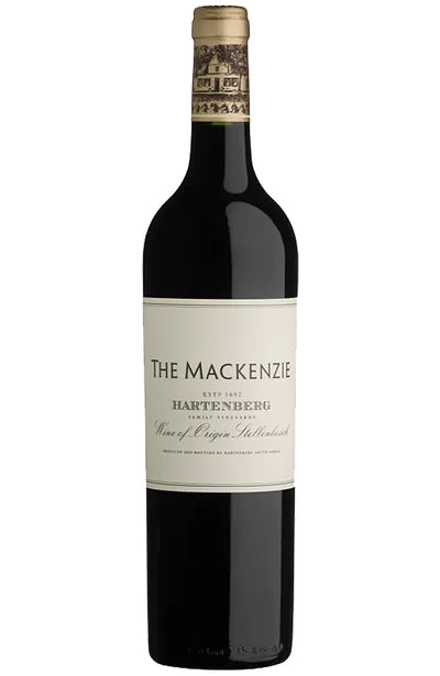 Hartenberg The Mackenzie Bordeaux Blend Red Wine Bottle on a White Background