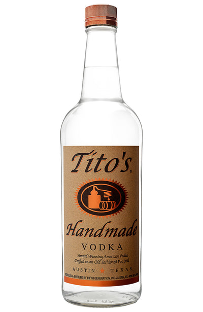 Tito's Handmade American Vodka Bottle