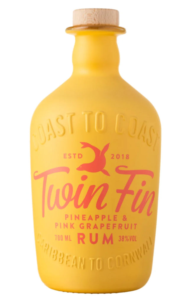 Twin Fin Pineapple& Pink Grapefruit Rum Bottle