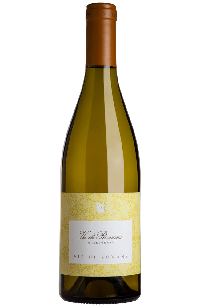 Vie di Romans Chardonnay White Wine Bottle