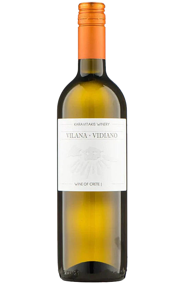 Karavitakis Winery Vilana Vidiano White Wine Bottle from Crete