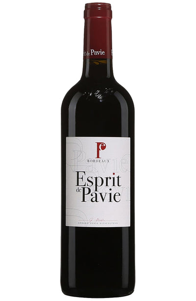 Esprit de Pavie Grand Vin de Bordeaux Red Wine Bottle