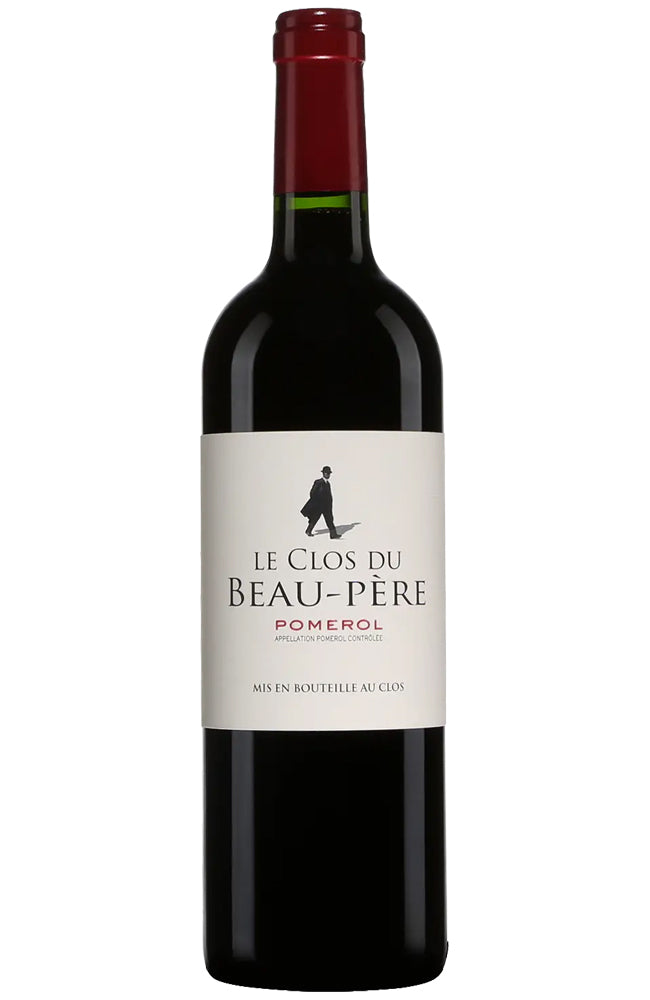 Le Clos du Beau-Père Pomerol Red Wine Bottle