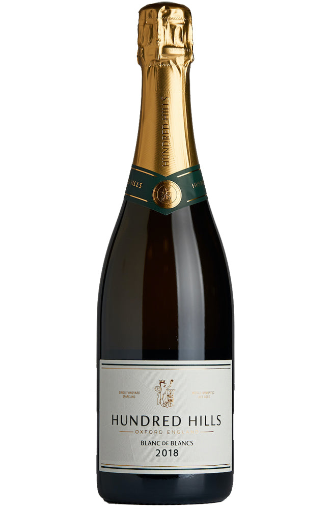 Hundred Hills Blanc de Blancs Vintage English Sparkling Wine Bottle