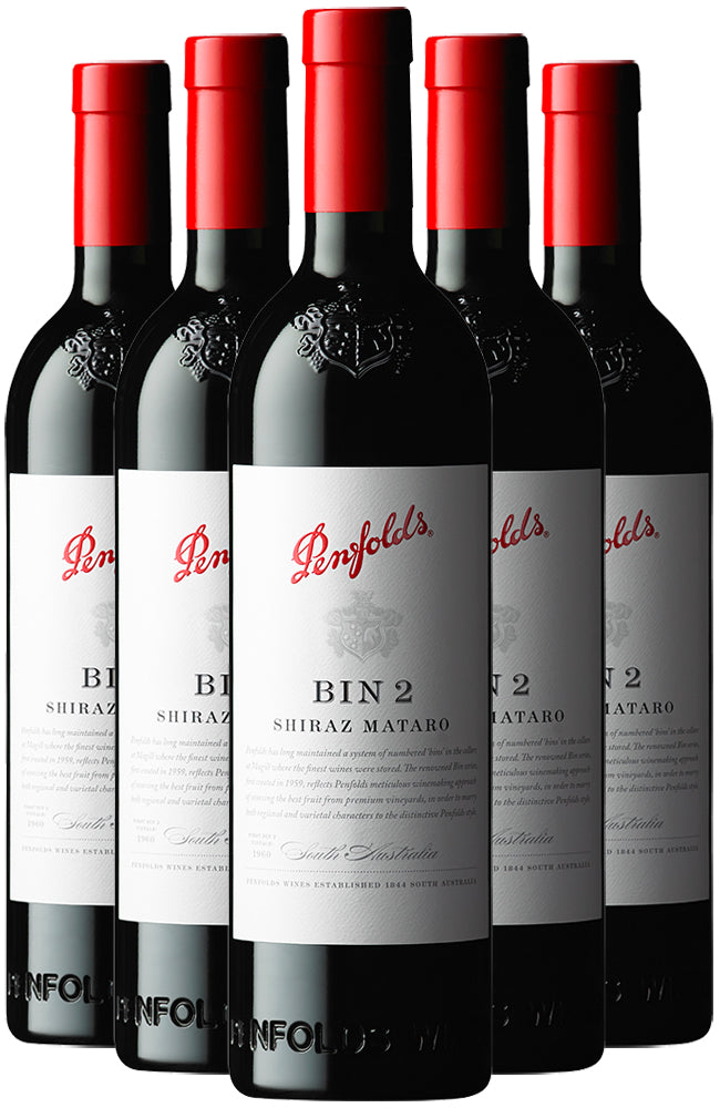 Penfolds Bin 2 Shiraz Mataro 6 Bottle Case