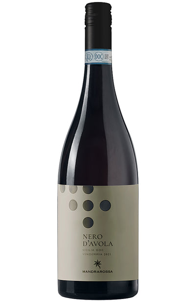 Mandrarossa 'Costadune' Nero d'Avola Red Wine Bottle