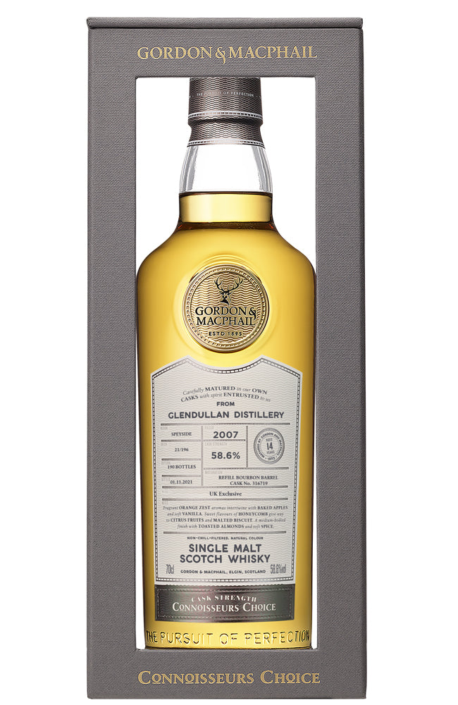 Gordon & MacPhail Connoisseurs Choice Glendullan Cask Strength Single Malt Speyside Scotch Whisky 2007 Bottle