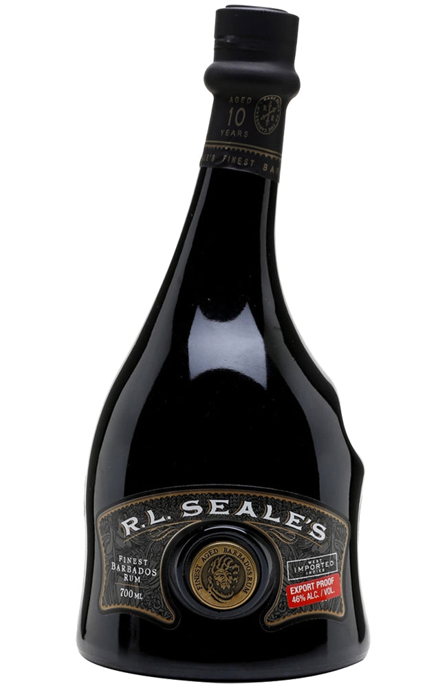 R.L. Seale's 10 Year Old Barbados Export Proof Rum Bottle
