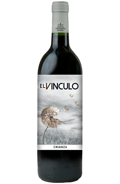 El Vinculo Crianza La Mancha Red Wine Bottle