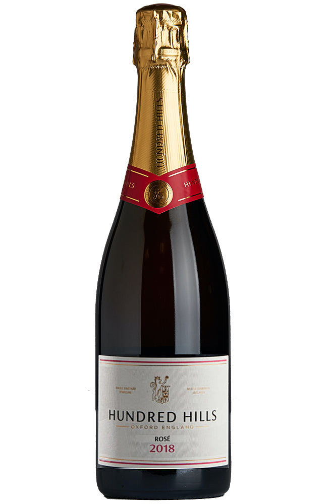 Hundred Hills Signature Rosé Vintage Sparkling English Wine Bottle
