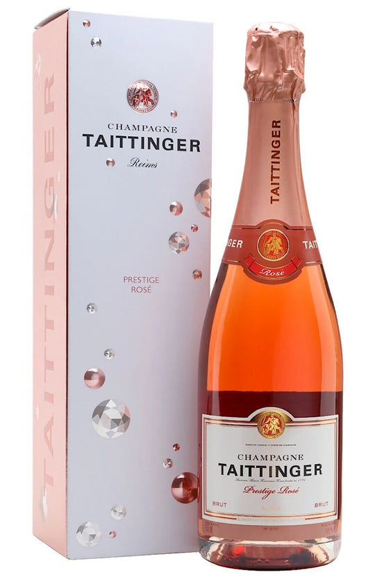 Champagne Taittinger Prestige Rosé Brut NV (Gift Boxed)