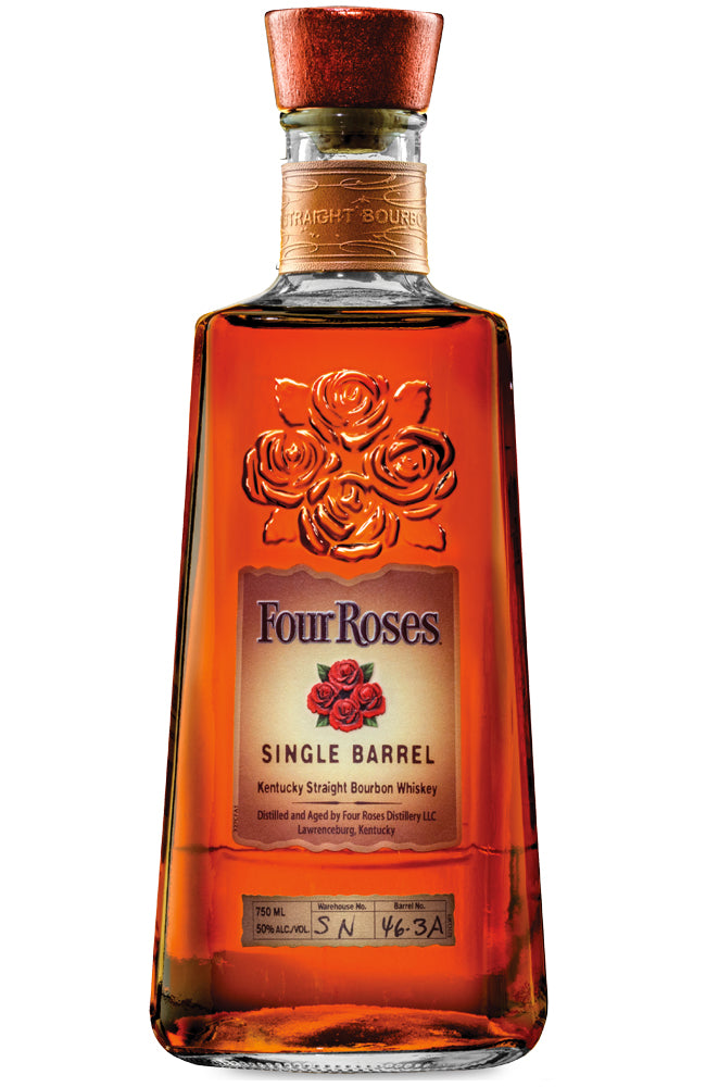 Four Roses Single Barrel Kentucky Straight Bourbon Whiskey Bottle