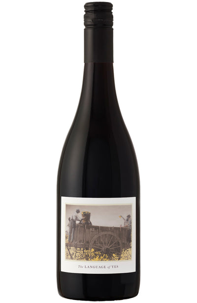 The Language of Yes Santa Maria Valley Syrah Bottle